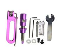 MILAEM Tir à l'arc Aimant Repose flèche et Le Bouton Plongeur avec Une clé hexagonale pour Arc Classique Arc à Droite Accessoires de tir à l'arc (Violet)