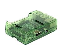 Milageto 1 pièce d'étui pour Raspberry Pi 3 Modèle B + 3B 2B 3B + Boîte avec Couvercle en ABS, Boîtier de Refroidissement - Vert Clair