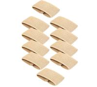 Milageto 10 Pièces de Maintien de Ceinture élastique pour Pantalons, Ceinture de randonnée, Accessoires en Nylon Résistants à l'usure, Anneaux de Ceinture, Kaki