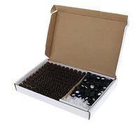 Milageto 100pcs Bouteilles en Verre avec Orifice Petits Flacons de Stockage de Parfum Aromathérapie Voyage Flacon Huile Essentielle Vide Amber 1 2 3ml - 1 ml