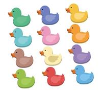 Milageto 12 blocs-notes adhésifs canard, 30 feuilles/bloc, faciles à coller, pour, les études, les devoirs et le bureau.