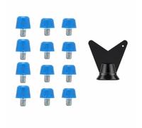 Milageto 12 Pièces Kit Pointes Clé | Traction Optimale, Compatibles, Crampon Rechange, Terrain, Footballeurs, Athlètes