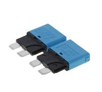 Milageto 2 Mini Disjoncteur Manuel de Fusible Réarmable Marin Automatique de Pièce 28V, 15A