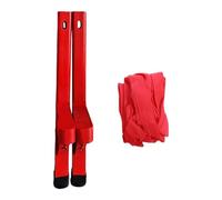 Milageto 2 Pièces Bâtons de Marche Bois Échasses pour Enfants Adultes Jeu D'Adresse Sangles Sécurisées Idéal pour Animation Cosplay Danse Folklorique Spectacle, Long 50 Cm