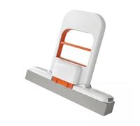 Milageto 2x Balai Serpillère Compact Auto-essorant avec Barre de Compression, Tête éponge, Usage Sec/humide, Super Absorbant pour Portes de Douche En Verre,