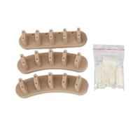 Milageto 3 Pièces Support D'Exposition Faux Ongles Support Pratique Ongles Support Présentation Ongles Support Amovible Réutilisable pour Salon Maison Exercice, kaki