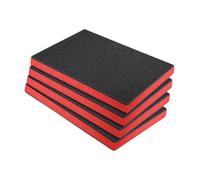 Milageto 4 Feuilles de Mousse EPE pour Boîte à Outils, Éléments de Calage Légère, Insertion Anti-Choc pour Transport et Stockage d'Objets Fragiles, 40cmx30cmx5cm