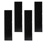 Milageto 4 Pièces EVA Skimboard Traction Pad Bar Grip Surfboard Surfing, Noir, 31 x 8 x 0,5 cm
