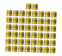 Milageto 50 bagues pour Pattes de Pigeon, bagues pour Pattes de Colombe, Outil Polyvalent et numéroté pour la Gestion des Oiseaux, Identification des pour Les, Or