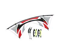 Milageto à Quatre Lignes, Facile à Piloter pour Adultes, Amusant et Professionnel, idéal pour Le Parc, Un Anniversaire, la Plage ou Le Jardin, Gris