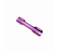 Milageto Adaptateur de Plaque Dorsale de Plongée Adaptateur Réservoir Simple Plaque Dorsale Support Cylindre Plaque Aluminium Montage sur Harnais Fentes, Violet, Aluminium Léger 3mm