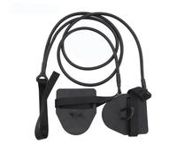 Milageto Aide d'Entraînement à la Natation Palmes de Main Équipement de Résistance Accessoire de Traction Outil d'Exercices Stabilise le Mouvement de Capture, 60 Lbs Triangle Noir
