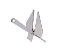 Milageto Ancre Bateau Pliable Inoxydable Ancre à Ailettes Triangulaires Compacte pour Kayakistes, Kayak, XHDFSM15KG