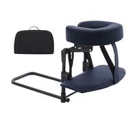 Milageto Appuie-tête pour matelas, multifonction, hauteur réglable, oreiller face vers le bas, confortable, avec sac de rangement, pour salon et maison, Bleu Gris