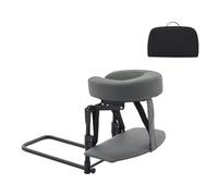 Milageto Appuie-tête pour matelas, multifonction, hauteur réglable, oreiller face vers le bas, confortable, avec sac de rangement, pour salon et maison, Gris