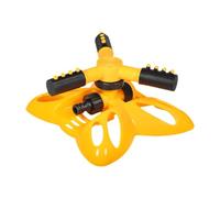 Milageto Arroseur de Jardin Automatique Outil d'Irrigation Pratique Système d'Aspersion Diffuseur Rotatif avec et Incliné Approprié pour, Jaune