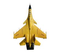 Milageto Avion J-15 Miniature en Alliage Maqute d’Avion Mlé Preion Modèle Réduit pr Collectionneurs, Adultes, Vitrine, Étagère, Jaune