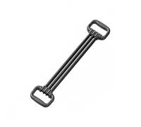 Milageto Bandes de Résistance Hommes Élastique Musculation Poitrine Épaules Bras Appareil de Traction Réglable Six Tubes Poignées Antidérapantes Matériau TPE, Noir
