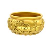 Milageto Bassin à Feng Shui, bol à argent, objet décoratif, figurine de richesse et de pour les boutiques et la décoration intérieure du, Diamètre 10cm