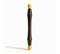 Milageto Bâton de Trigger Point Outil Acupression, Bâton De Massage En Bois De Santal Violet, Double Tête En Corne De Bœuf, Motif Bambou
