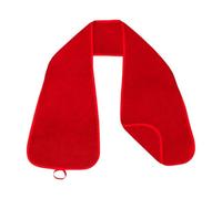 Milageto Bavoir pour adulte, écharpe, protection de vêtements, simple, tendance, pour les repas des personnes âgées, pour les hommes, les pères et les femmes, Rouge