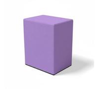 Milageto Bloc de Danse En Mousse Résistant Cube D'exercice Rembourré Antidérapant Lot de 2 Blocs Étirement pour Enfants, Purple 30x40x50 A