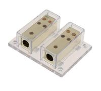 Milageto Bloc de Distribution de Câble d'alimentation et de Masse pour Amplificateur Audio de Voiture, 8 Voies, Calibre 4/8