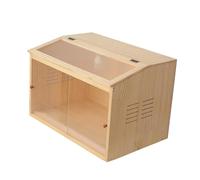 Milageto Boîte à couveuse pour Poulets Boîte d'élevage pour Hamsters, Plate-Forme d'activité ornementale en Bois Cage pour Hamster Petit poulailler pour