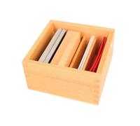 Milageto Boîte d'aide pédagogique en bois, jouets éducatifs, activités, développement sensoriel multifonctionnel pour enfants et bébés de 3, 4, 5, 6 ans, B