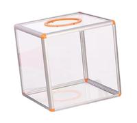 Milageto Boîte de tirage au sort transparente, boîte de, boîte de loterie légère et polyvalente, conteneur de stockage d'argent pour Bar, école, don, Grand