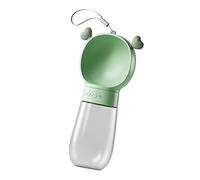 Milageto Bol de distriteur d'eau extérieur pour, Bol d'eau pour Chiens, Abreuvoir pour, Bouteille d'eau de pour Chien, Vert, 350ML