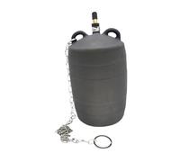 Milageto Bouchage de tuyau gonflable, bouchon pneumatique avec chaîne et poignée Bouchon d'essai à balle pour la cuisine de douche de douche égoutt, pour Dn100 Dn110