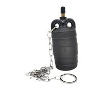 Milageto Bouchage de tuyau gonflable, bouchon pneumatique avec chaîne et poignée Bouchon d'essai à balle pour la cuisine de douche de douche égoutt, pour Dn50