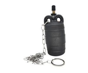 Milageto Bouchage de tuyau gonflable, bouchon pneumatique avec chaîne et poignée Bouchon d'essai à balle pour la cuisine de douche de douche égoutt, pour Dn50