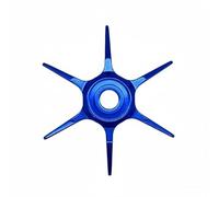 Milageto Bouton de Freinage Moulinet Pêche Poignée Molette Étoile Réglage Drag CNC Aluminium Alliage Stable Équilibré Mise à Niveau Facile Pièce de Rechange, Blue