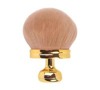 Milageto Brosse autobronzante pour le corps, pinceau kabuki compact et polyvalent, accessoire cosmétique pour, poudre et contouring, or