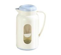 Milageto Carafe à eau distributrice de boissons de 1,6 L avec théière et pichet à, idéale pour les barbecues d'été et les boissons glacées au, Bleu