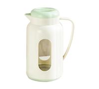 Milageto Carafe à eau distributrice de boissons de 1,6 L avec théière et pichet à, idéale pour les barbecues d'été et les boissons glacées au, Vert