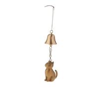Milageto Carillon éolien commémoratif pour Chat, décoration de Balcon, Porche, Pendentif Traditionnel en cuivre Suspendu, Cloche à Vent pour Patio, Style A