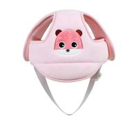 Milageto Casque Hat Guard Head Guard Anti Fall Breathable 45~57 cm Tête réglable Protection pour enfants enfants garçons filles 6-20 mois de course, Rose