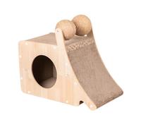 Milageto Cat Scratcher Le Papier ondulé empêche Les dommages causés par Les Meubles à Robuste Plate-Forme de grattage de Chat pour Un Chat
