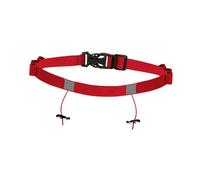 Milageto Ceinture de dossard de Triathlon pour Hommes et Femmes, Polyvalente, légère, Professionnelle, Pratique et élastique, Rouge