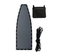 Milageto Chaise Longue Suspendue Incurvée de Remplacement pour Intérieur et Extérieur, Style Hamac, Respirante et Imperméable, avec Protection Solaire, avec Pochette latérale