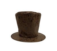 Milageto Chapeau Cronne Haute Large Bord Taille Chapeau Haut Forme Polyvalent pr Magiciens, Fêtes Costumées, Tenues sur le Thème du Jazz