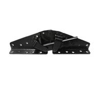 Milageto Charnière pr Canapé Pliable Réglable En Acier Laminé à Froid, Charnière Papillon, Quincaillerie, Bricoleurs, 230MM 2.3mm, Style B