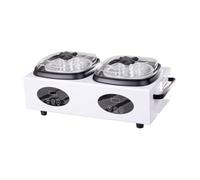 Milageto Chauffage de de Cire avec Deux appareils de réchauffement de la Machine de Chauffage Chauffant de la Machine à Cire électrique pour épilation
