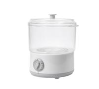 Milageto Chauffe Serviettes Électrique Chauffe Serviette Vapeur Appareil de Comptoir Chauffe Serviette Professionnel Chauffe Serviette Salon Format Compact, Blanc, UE