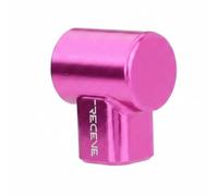 Milageto Collier de Jeu de Direction Vélo Serrage Collier Verrou en Alliage d'Aluminium et Titane Usiné Maintien Stable Du Tube de Direction Compatible Vélo, Rose Vif