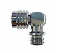 Milageto Connecteur de Tuyau de Plongée Adaptateur Articulé Régulateur Raccord Intermédiaire Joint Pivotant Pièce de Détendeur, Connecteur Rotatif 90°