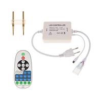 Milageto Contrôleur LED Contrôleur Monocolore Variateur d'Éclairage Télécommande Plastique Réglage Rapide Rapide Adapté pour Chambre Décoration Mural